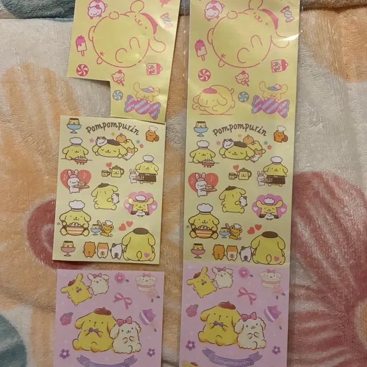 [BUNJANG] Sanrio Pompompurin Sticker Bundle / 산리오 폼폼푸린 스티커 일괄