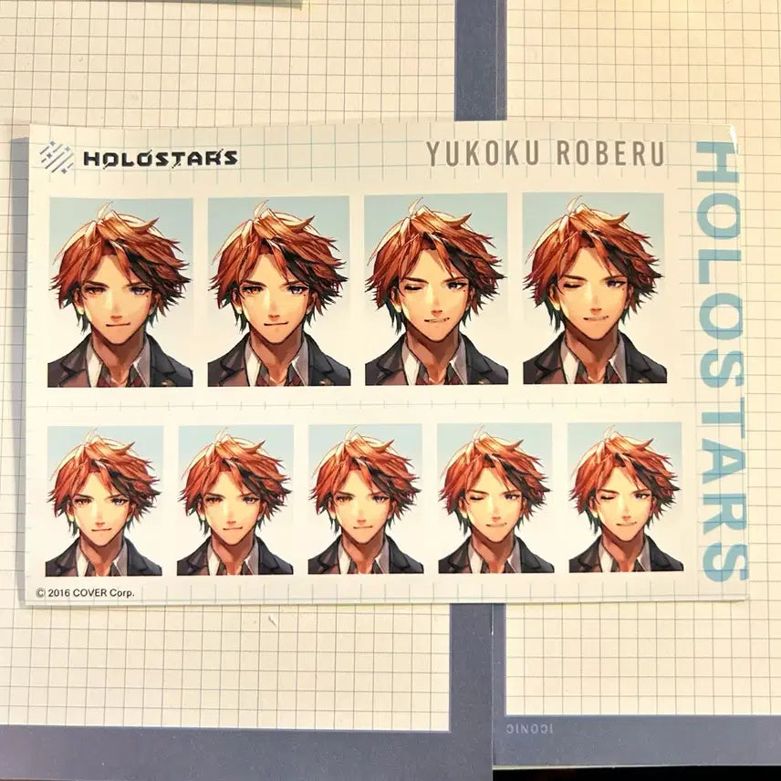 [BUNJANG] Holostars Roberu &amp; Araga Ogami Photo Set / 홀로스타즈 :: 유코쿠 로베루 &amp; 아라가미 오가 :: 증명사진 세트
