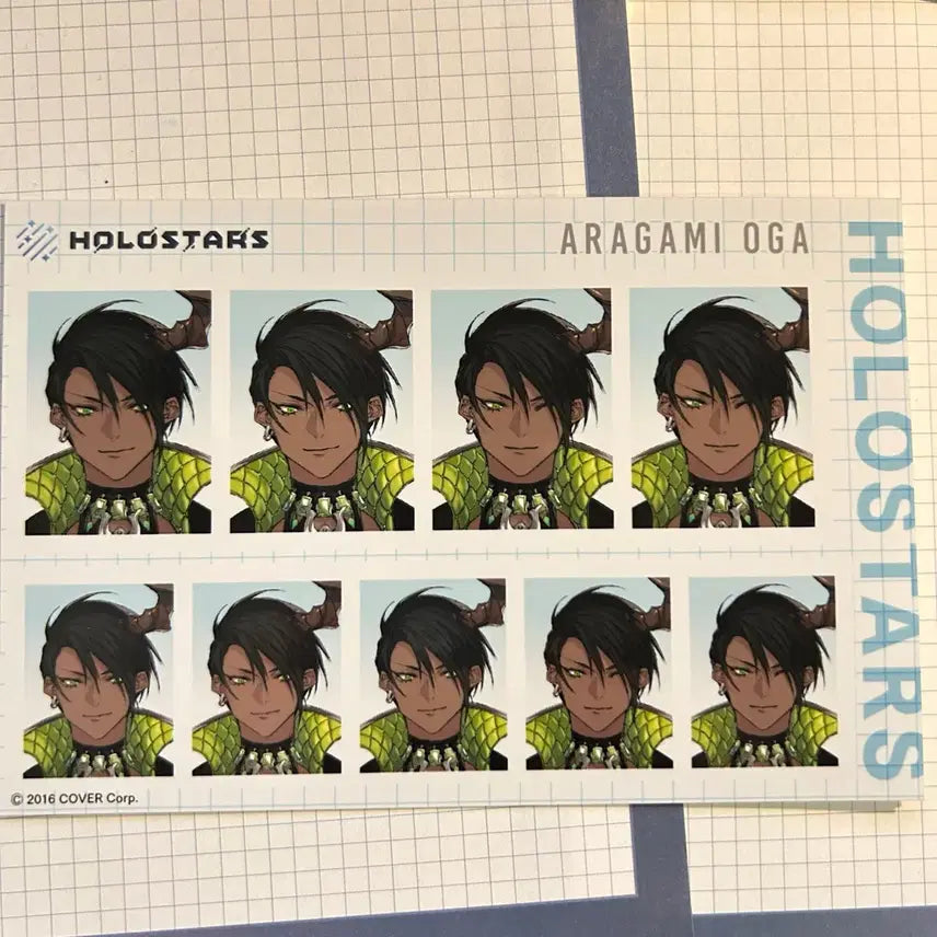 [BUNJANG] Holostars Roberu &amp; Araga Ogami Photo Set / 홀로스타즈 :: 유코쿠 로베루 &amp; 아라가미 오가 :: 증명사진 세트