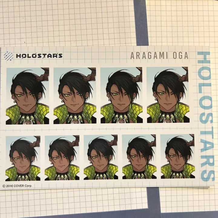 [BUNJANG] Holostars Roberu &amp; Araga Ogami Photo Set / 홀로스타즈 :: 유코쿠 로베루 &amp; 아라가미 오가 :: 증명사진 세트