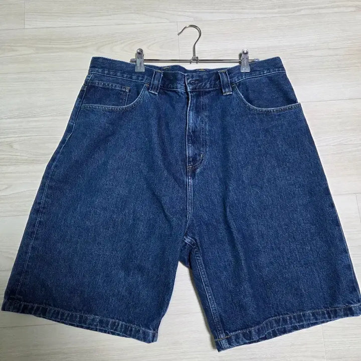 [BUNJANG] Carhartt Brandon Shorts Smith Blue Stone Washed / 칼하트 브랜든 쇼츠 스미스 블루 스톤 워시드