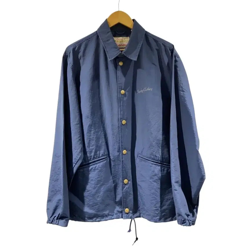 [BUNJANG] Tropical Clothing Logo Warm-up Coach Jacket Navy / 트로피클로딩 로고 웜업 코치자켓 42