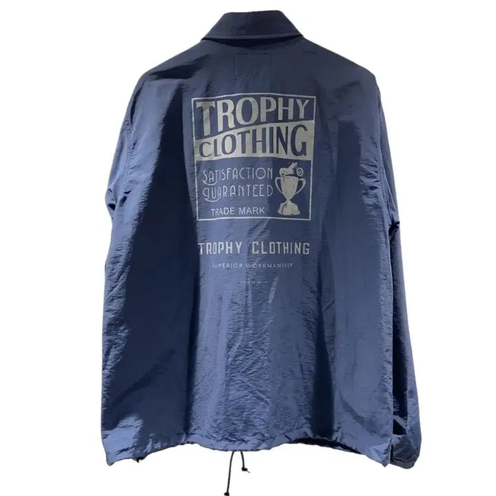 [BUNJANG] Tropical Clothing Logo Warm-up Coach Jacket Navy / 트로피클로딩 로고 웜업 코치자켓 42
