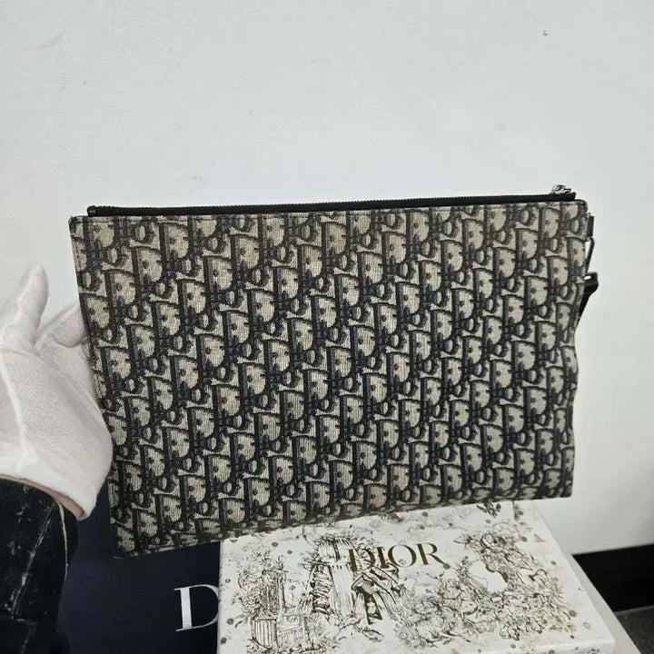 [BUNJANG] Dior Oblique Pouch Clutch Bag / [정품] 디올 오블리크 클러치백