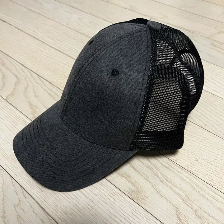 [BUNJANG] Oversized Grey Mesh Cap L / 새제품 오버사이즈 그레이 메쉬캡 L