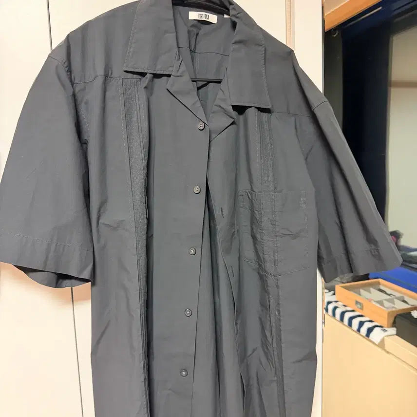 [BUNJANG] Uniqlo U Kuba Shirt (Size L) / 유니클로 u 쿠바셔츠 L