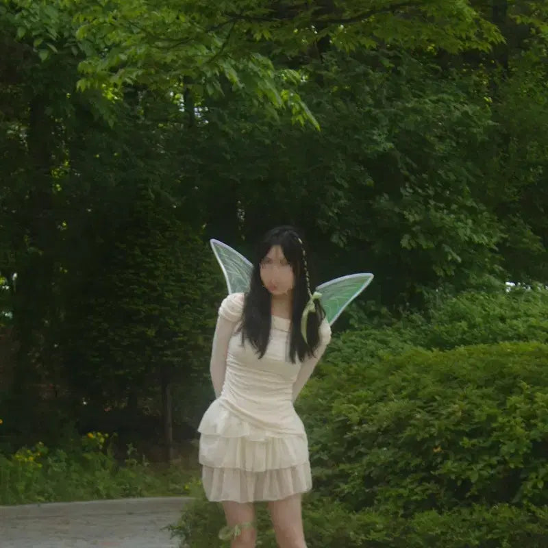 [BUNJANG] Forest Fairy Graduation Photo Costume / 숲의 요정 졸사 대여
