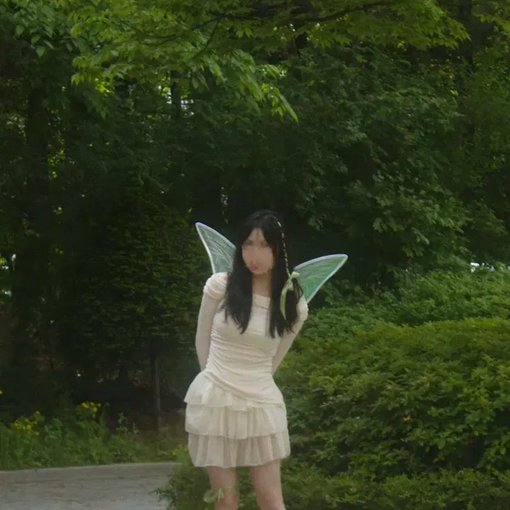 [BUNJANG] Forest Fairy Graduation Photo Costume / 숲의 요정 졸사 대여