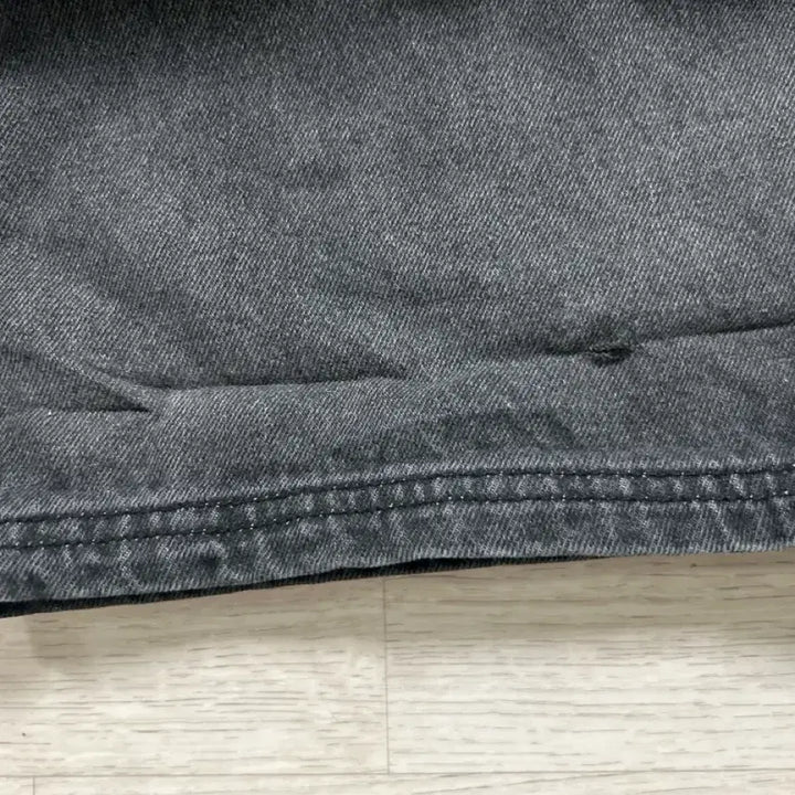 [BUNJANG] The Coldest Moment Black Denim Wide Pants / 더콜디스트모먼트 블랙 데님 와이드 팬츠M
