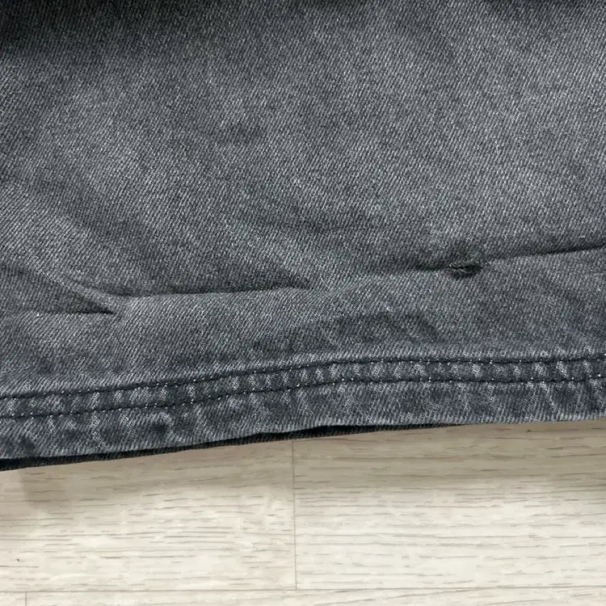 [BUNJANG] The Coldest Moment Black Denim Wide Pants / 더콜디스트모먼트 블랙 데님 와이드 팬츠M