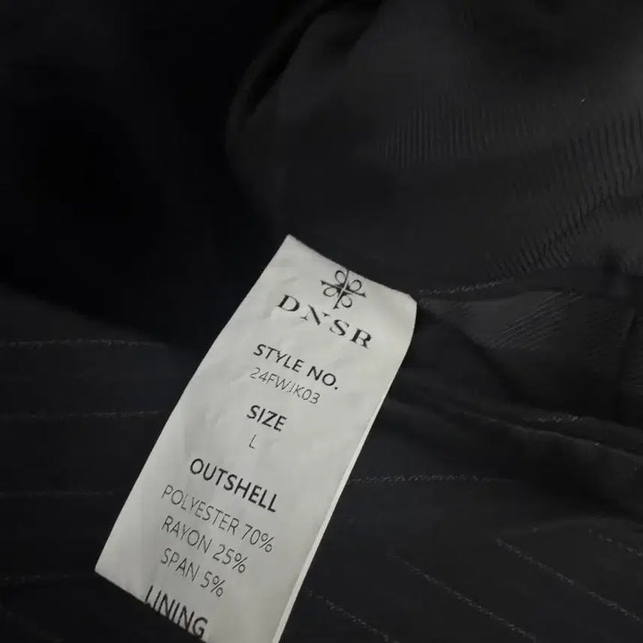 [SOLD OUT] DNSR / 싱글 스트라이프 블레이저 블랙 / L사이즈