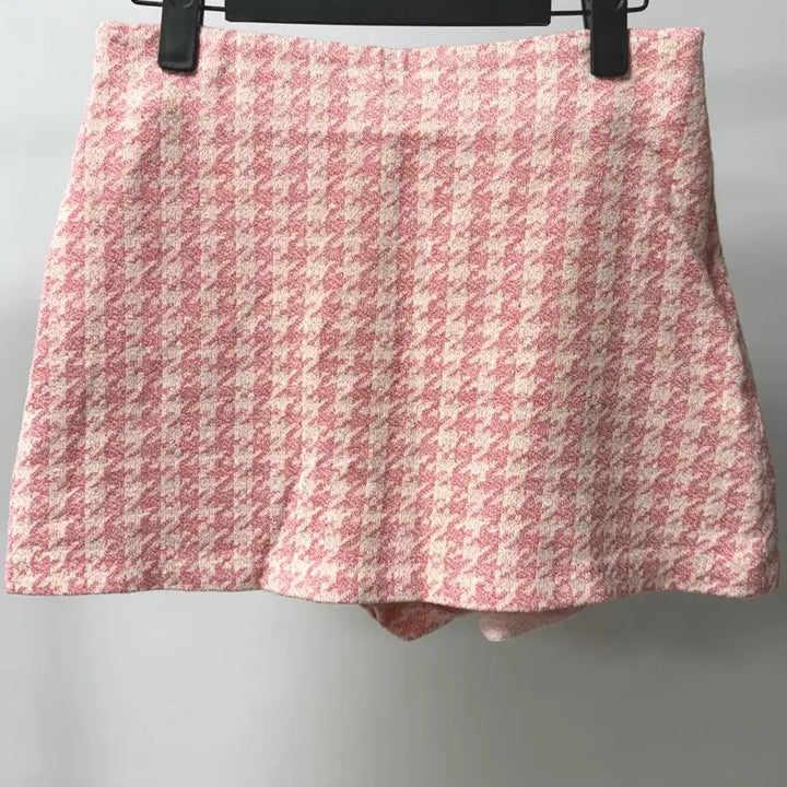 [BUNJANG] ZARA Houndstooth Skort (Pink) - Size S / 자라 하운드투스 치마바지 (핑크)