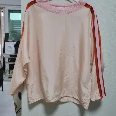 [BUNJANG] Sandro Pink Silk Blouse / (정품)산드로 핑크 실크 블라우스 Free