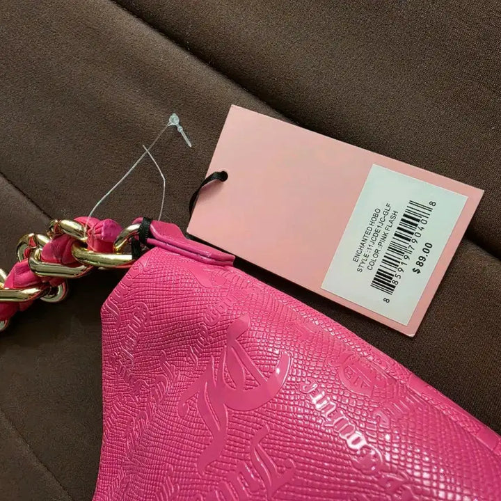 [BUNJANG] Juicy Couture Pink Chain Shoulder Bag / 쥬시꾸뛰르 핑크 체인 숄더백 새상품