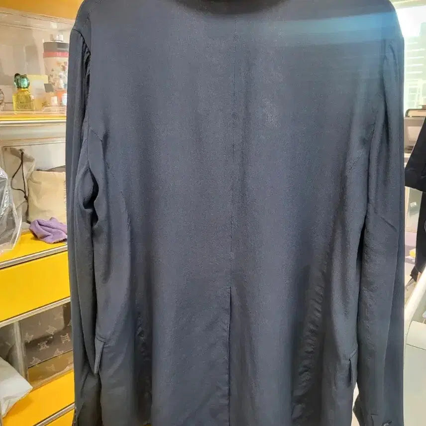 [BUNJANG] Salvatore Ferragamo Navy 100% Silk Blazer 44-66 / (정품)살바토레 페라가모 네이비 실크100블레이저 44-통통66