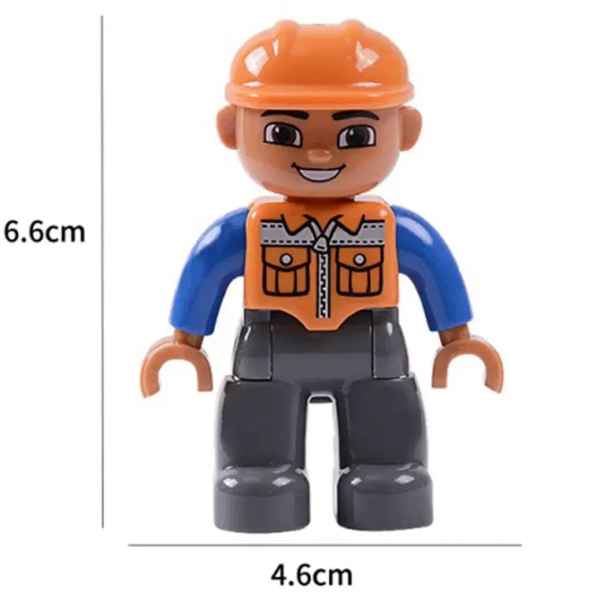 [BUNJANG] Lego Construction Worker Bundle Set / 레고 건설 노동자 피규어 3종일괄