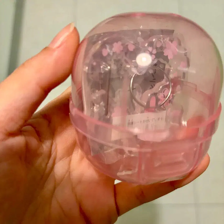 [BUNJANG] Sanrio My Melody Sakura Acrylic Carabiner / 산리오 벚꽃 사쿠라 아크릴 카라비너 가챠 마이멜로디 마멜