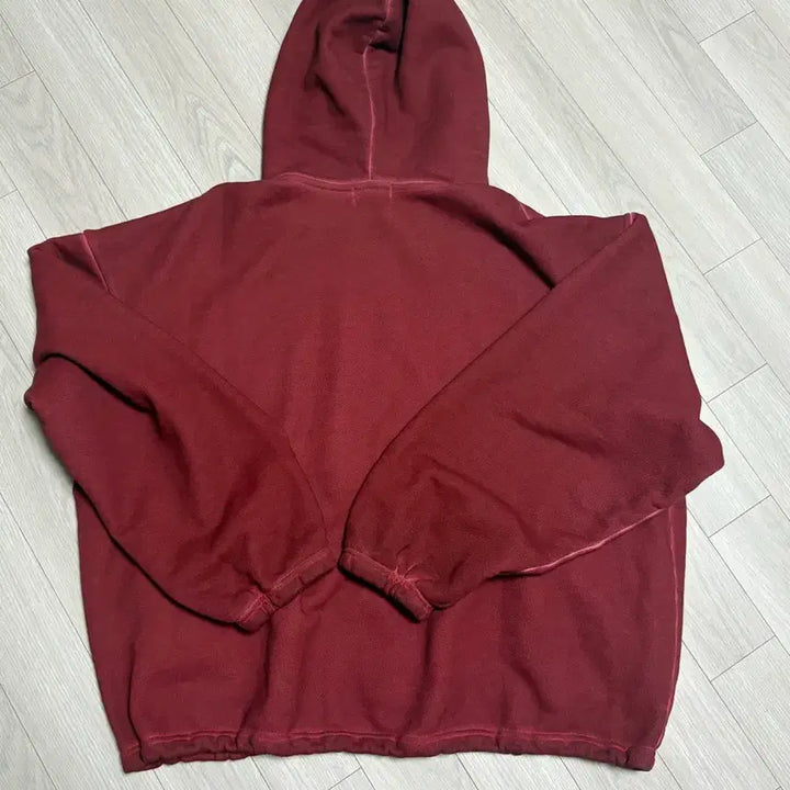 [BUNJANG] THUG CLUB Studded Hoodie Red (Size 3) / 떠그클럽 스터드 후드 레드 3사이즈