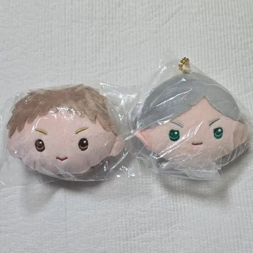 [BUNJANG] Haikyu Nekoma Yaku and Lev Face Pouch Bundle Set / 하이큐 네코마 야쿠 리에프 얼굴 파우치 가챠 일괄