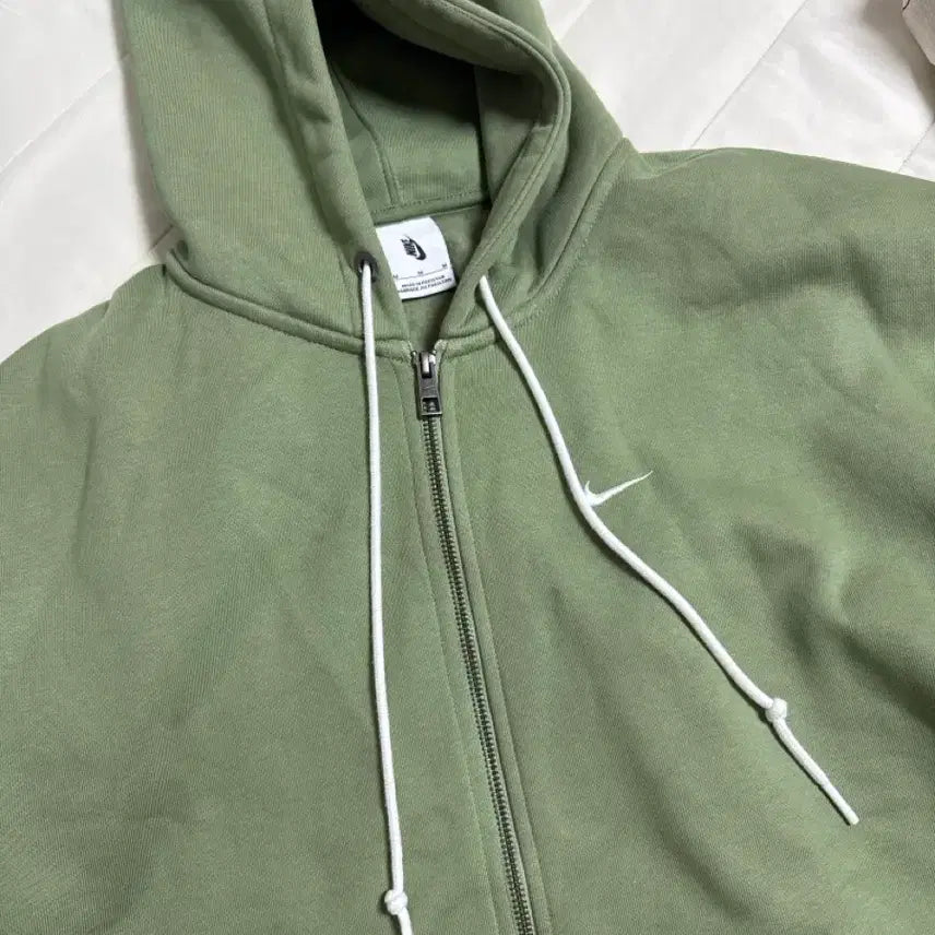 [BUNJANG] Nike Hooded Zip-Up Sweatshirt Khaki M / 나이키 후드집업