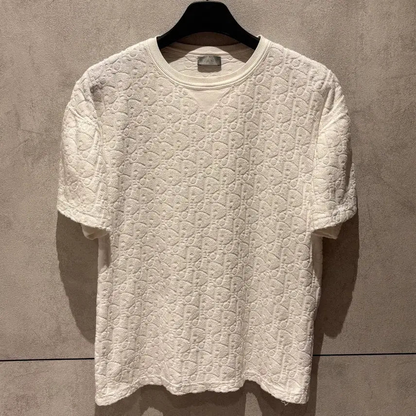 [BUNJANG] Dior Oblique Terry Short Sleeve T-shirt / [ M(100)사이즈 ] 디올 오블리크 테리 반팔티