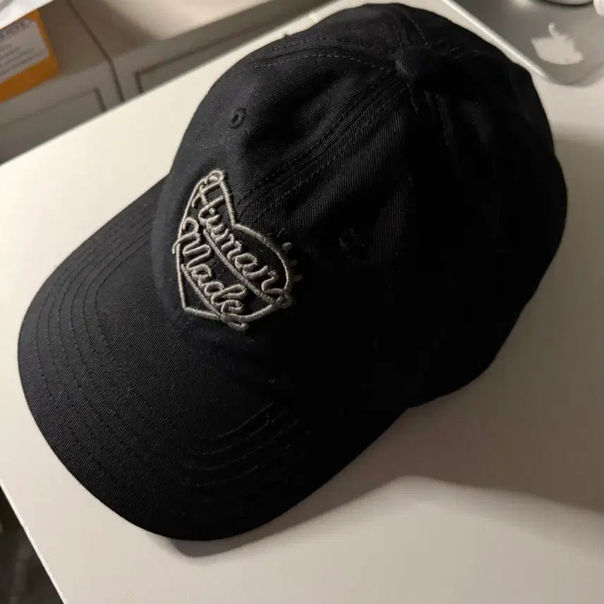 [SOLD OUT] 휴먼메이드 6 패널 트윌 캡 모자 블랙