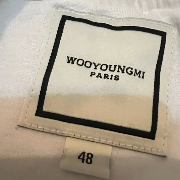 [BUNJANG] Wooyoungmi 3D Coral Short Sleeve T-shirt / 우영미 3D 코랄 반팔 25SS 48사이즈 택보유
