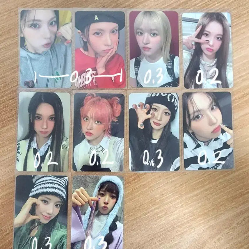 [SOLD OUT] 엔믹스 지우 설윤 배이 설윤 릴리 포카