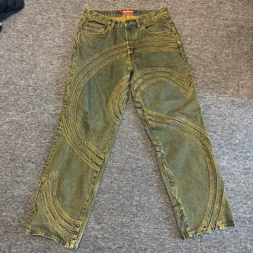 [BUNJANG] Supreme S Logo Loose Fit Jeans 24SS / 30 슈프림 S 로고 루즈 핏 진 더티 - 24SS