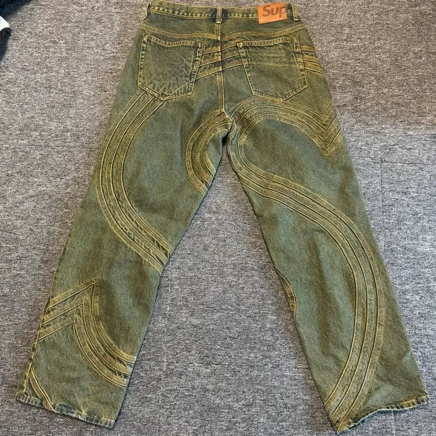 [BUNJANG] Supreme S Logo Loose Fit Jeans 24SS / 30 슈프림 S 로고 루즈 핏 진 더티 - 24SS