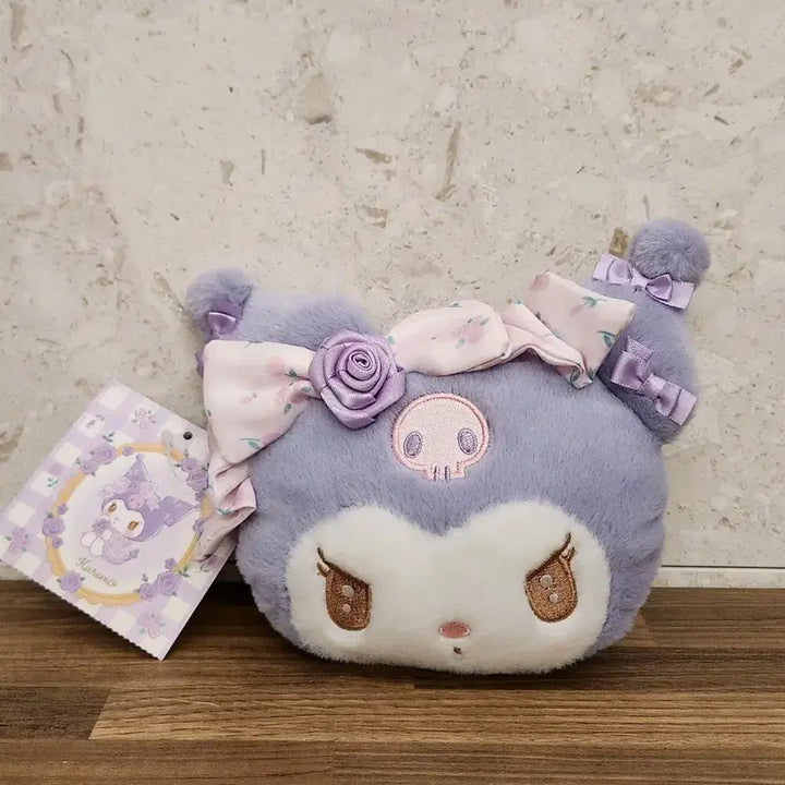 [BUNJANG] Sanrio Kuromi Dolly Rose Face Card Coin Wallet Pouch / 산리오 쿠로미 돌리로즈 페이스 카드 동전 지갑 파우치 (미사용/새상품)