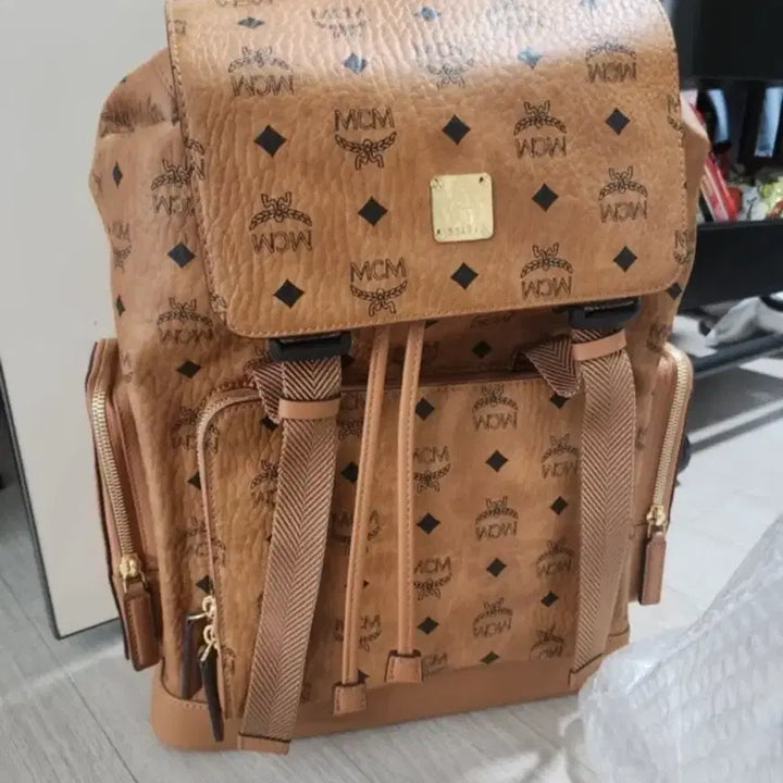 [BUNJANG] MCM Backpack Brown Bag / MCM 가방 백팩 브라운