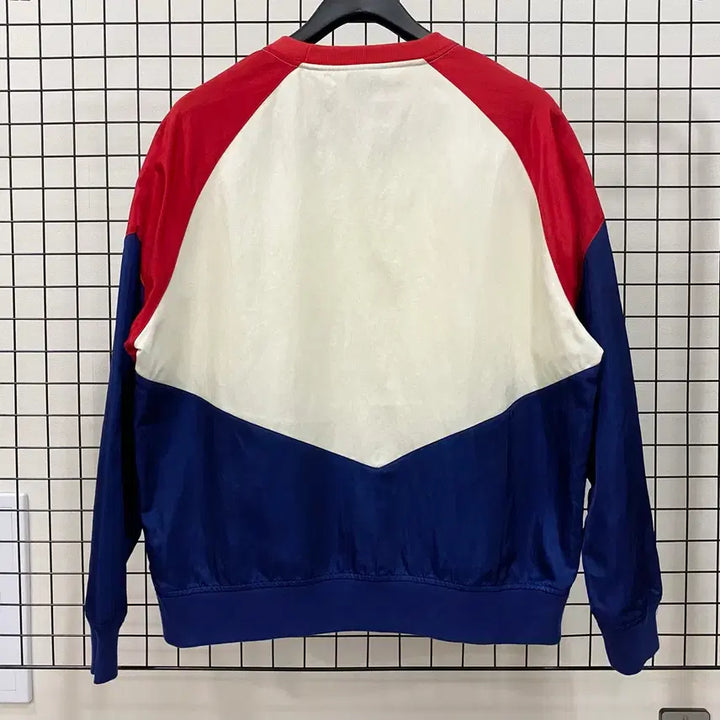 [BUNJANG] Nike NSW Woven Crew Top Warm-up Sweatshirt / <L> 나이키 NSW 우븐 크루 탑 웜업 맨투맨