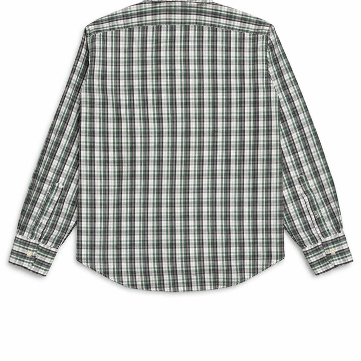 [BUNJANG] Vintage Green Check Shirt M / JPN 일본 빈티지 y2k 모리걸 아메카지 그린 체크 셔츠 포켓 남방 M