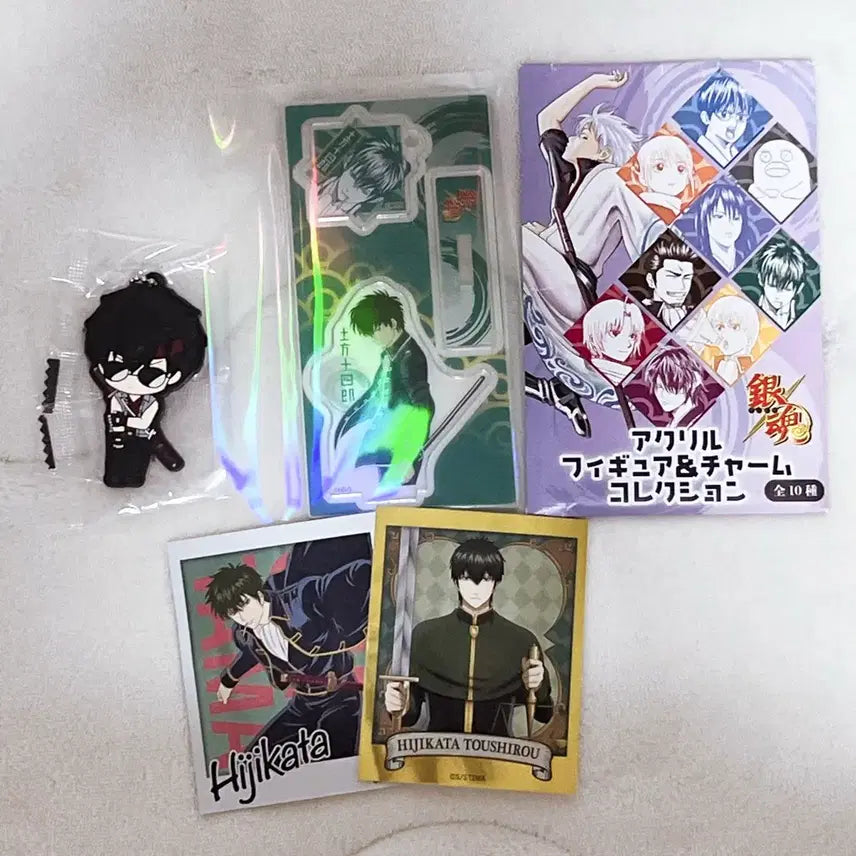 [BUNJANG] Gintama Toshiro Hijikata Figure Acrylic Sticker Gacha Bundle Set / 은혼 히지카타 토시로 원화 피겨 아크릴 스티커 가챠 미개봉 일괄판매