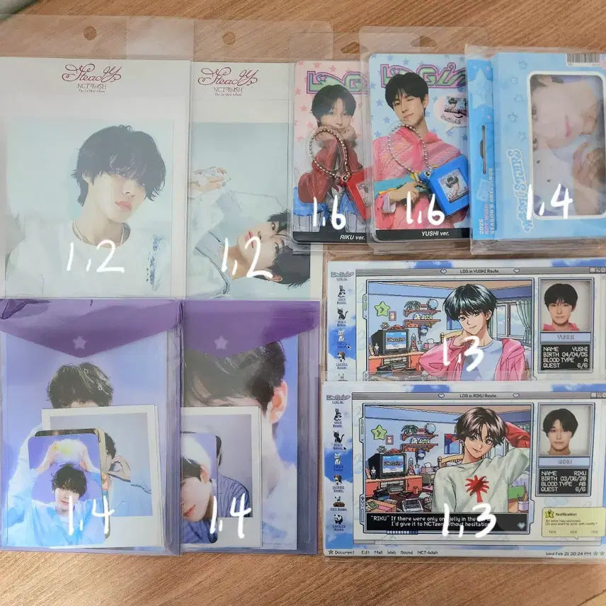 [BUNJANG] NCT WISH Yushi Riku Collection Book Photocard Set Game Pack Keyring Bundle / 엔시티위시 유우시 리쿠 콜북 포토팩 포토세트 게임팩 키링 세트 MD 엠디