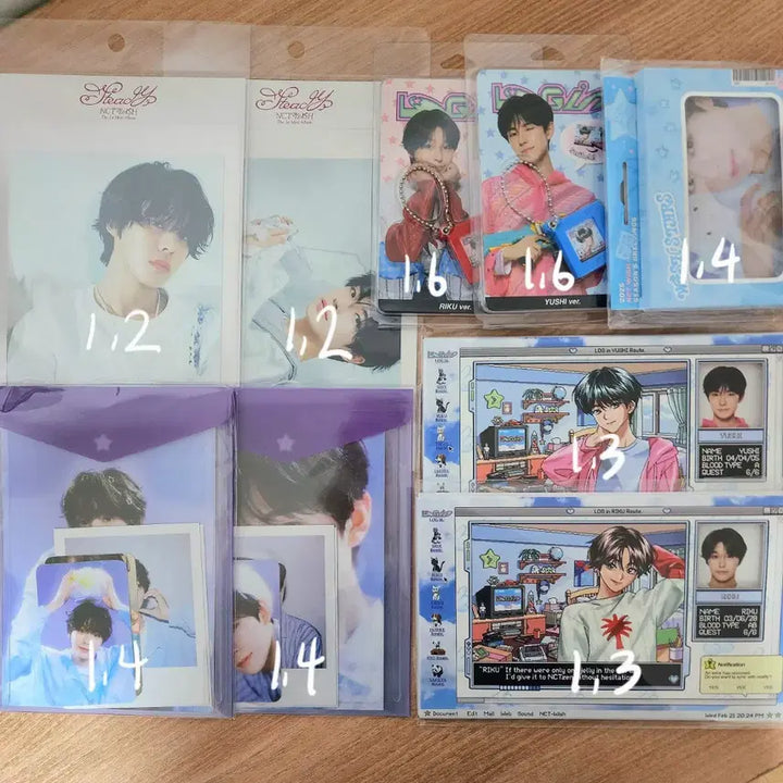 [BUNJANG] NCT WISH Yushi Riku Collection Book Photocard Set Game Pack Keyring Bundle / 엔시티위시 유우시 리쿠 콜북 포토팩 포토세트 게임팩 키링 세트 MD 엠디