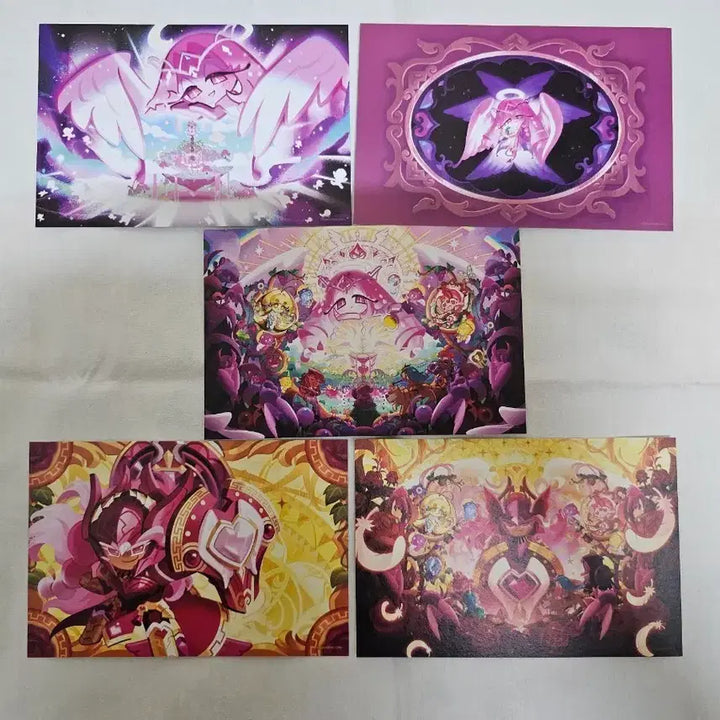 [BUNJANG] Cookie Run Kingdom Holyberry Cookie Postcard Set / 쿠키런 킹덤 쿠킹덤 이터널슈가 쿠키 홀리베리 쿠키 엽서 이슈 홀베