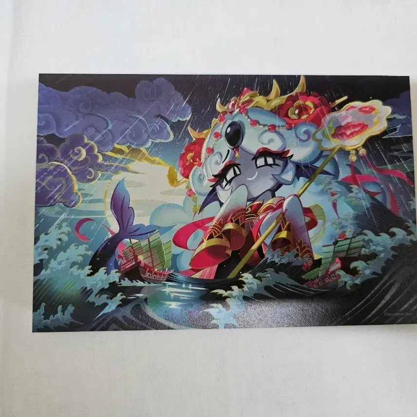 [SOLD OUT] 쿠키런 킹덤 쿠킹덤 블랙펄 쿠키 엽서