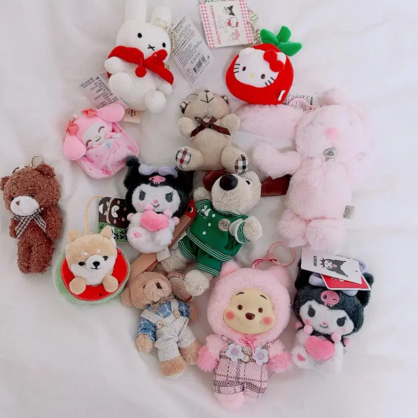 [BUNJANG] Character Plush Keychain Collection / 캐릭터 인형 키링 모음전