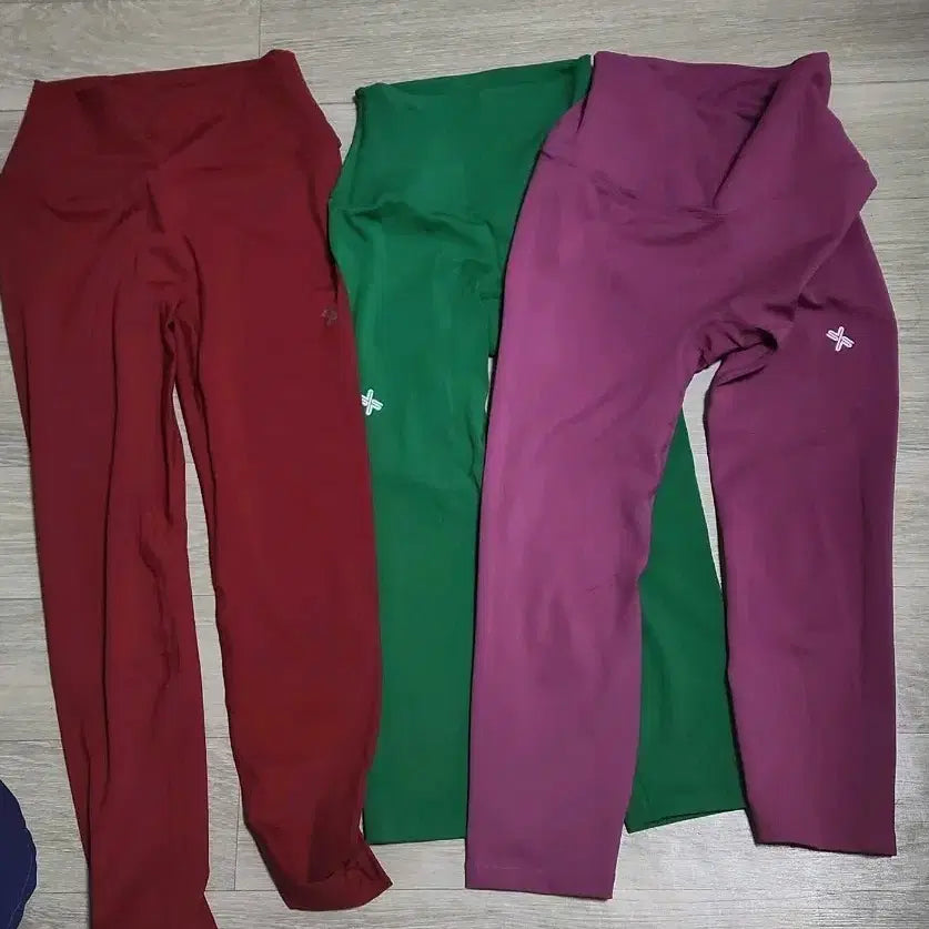 [BUNJANG] Xexymix Color Leggings (Red, Green, Purple) - Size S/M / 젝시믹스컬러 레깅스 (레드/그린/자주)