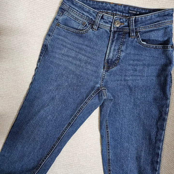 [BUNJANG] Tapered Fit Denim Jeans / 청바지 테이퍼드핏 데님 28사이즈.