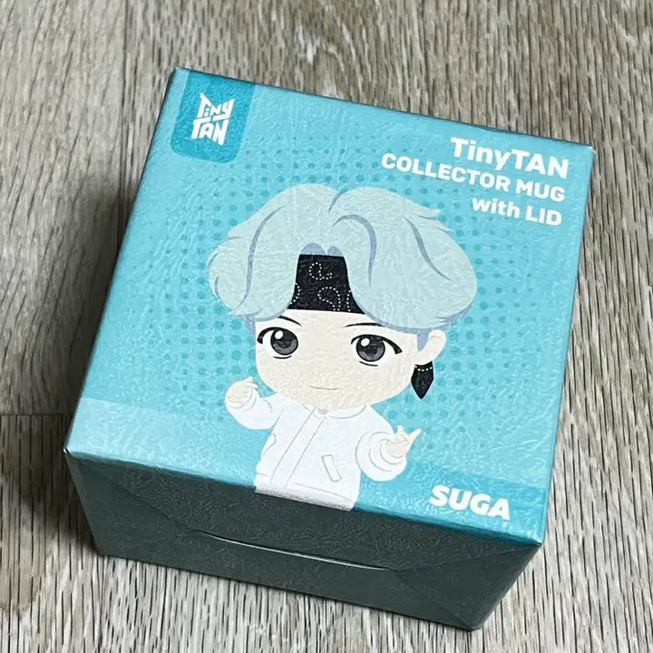 [BUNJANG] TinyTan Suga Mug Cup / TinyTan 슈가 뚜껑 머그컵 새상품