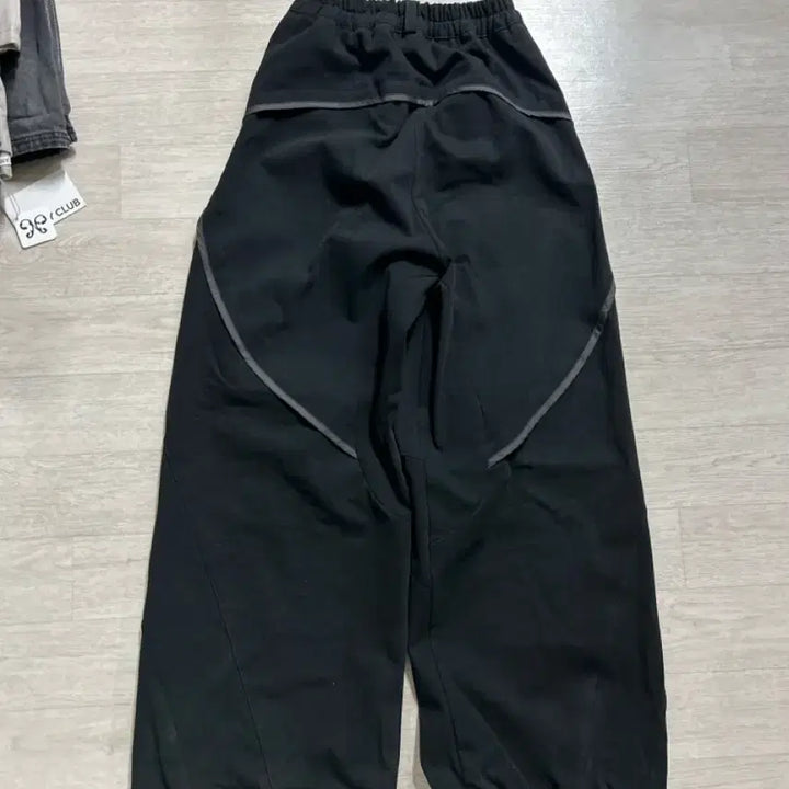 [BUNJANG] Flareup Wide Pants Black / 플레어업 와이드 팬츠 블랙1