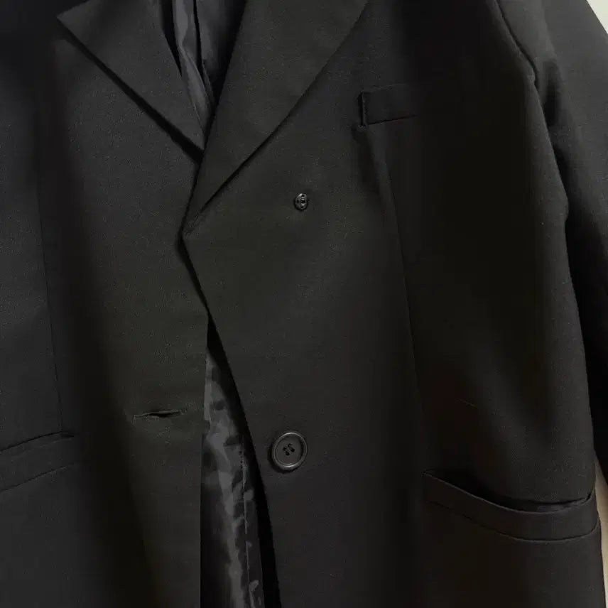 [BUNJANG] Black Belted Jacket Dress / 블랙 벨트 자켓 원피스