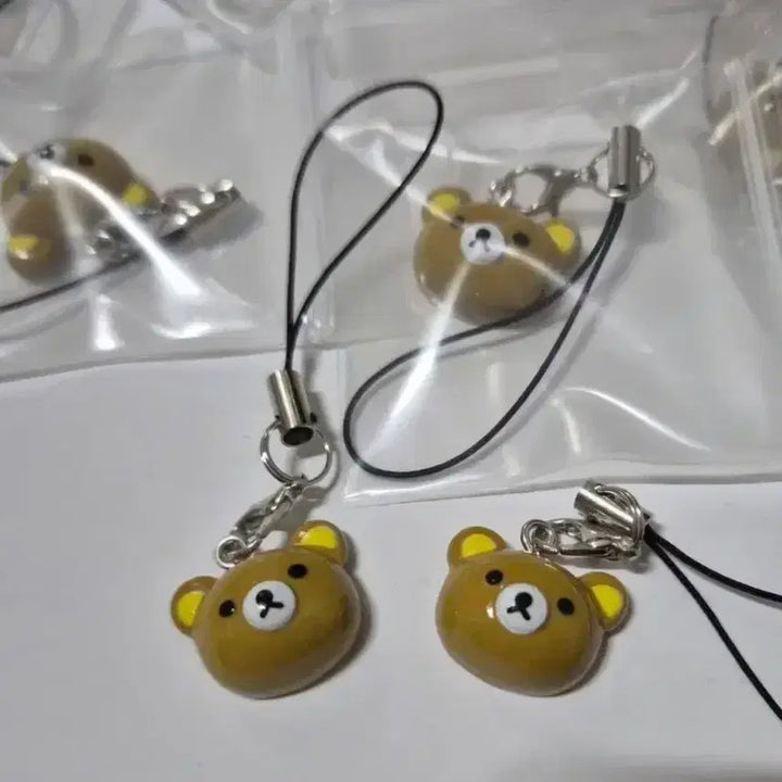 [BUNJANG] Rilakkuma Bear Face Keychain / 리락쿠마 곰돌이 키링