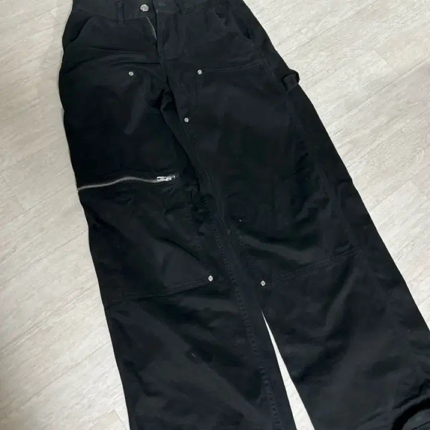 [BUNJANG] DSR Carpenter Pants Black / 디앤에스알 카펜터 팬츠 블랙 S