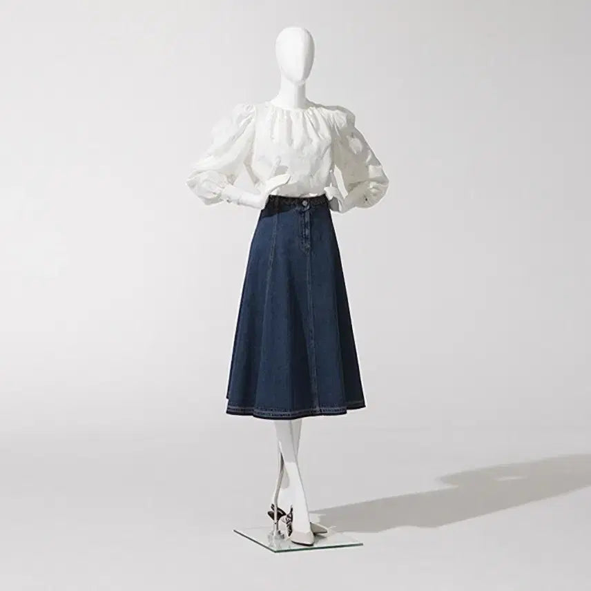 [BUNJANG] Lanvin Collection Denim Long Skirt / 랑방컬렉션 데님스커트
