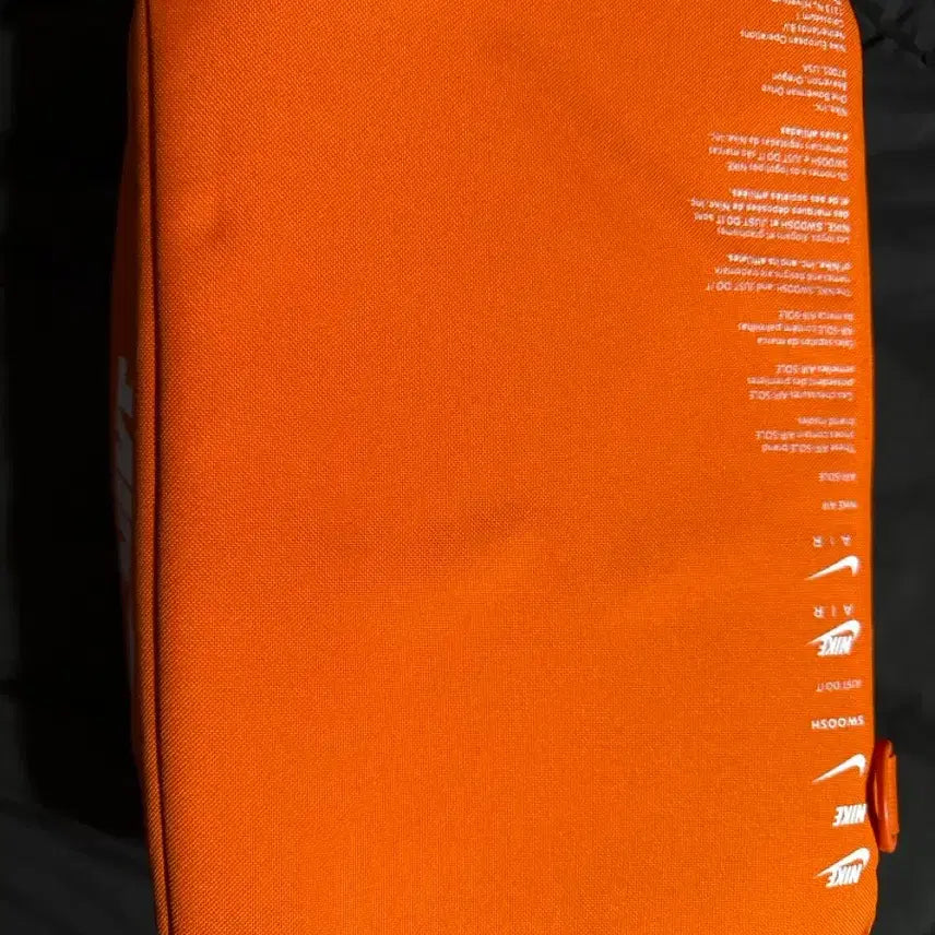 [SOLD OUT] (새상품) 나이키 슈박스 백 12L 오렌지 화이트 팝니다.