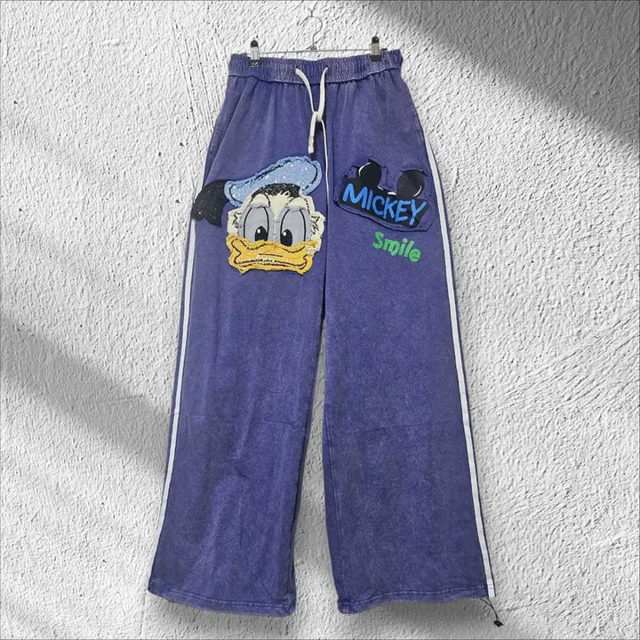 [BUNJANG] Donald Duck Wide Pants / (XL)(새상품) 피그먼트 도날드덕  와이드 팬츠